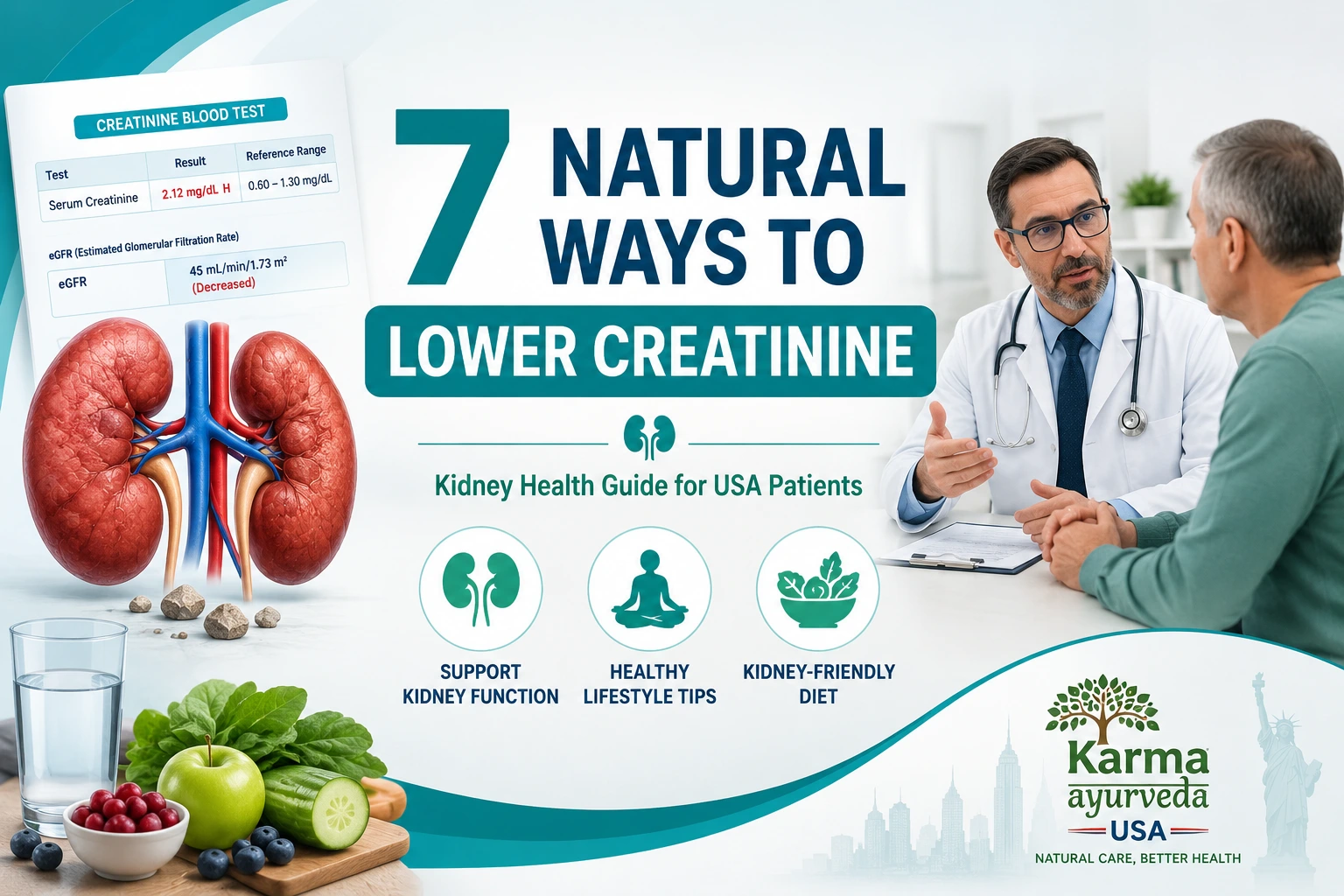 High Creatinine Levels? 7 Natural Ways to Lower Creatinine in USA